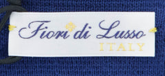 Fiori Di Lusso Navy Blue Cotton Solid Resort Jacket - (723) - Parent