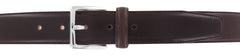 Fiori Di Lusso Burgundy Red Bridle Calf Leather Belt - (134) - Parent