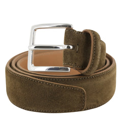 Fiori Di Lusso Light Brown Suede Belt - (125) - Parent