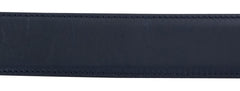 Fiori Di Lusso Navy Blue Calf Leather Belt - (141) - Parent