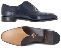 Fiori Di Lusso Blue Shoes - Wingtip Lace Ups - (BSNBLU) - Parent