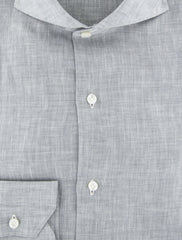 Fiori Di Lusso Gray Melange Shirt - Extra Slim - (FLCLP3FRIGT) - Parent