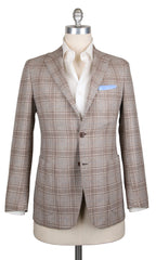 Fiori Di Lusso Brown Wool Blend Plaid Sportcoat - (2018030616) - Parent
