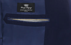 Fiori Di Lusso Navy Blue Wool Solid Sportcoat - (2018030611) - Parent