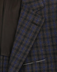 New Fiori Di Lusso Dark Brown Wool Check Sportcoat - (201803066) - Parent