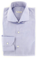 Fiori Di Lusso Light Blue Melange Shirt - Slim - 15.5/39 - (FL3763813EDOT)