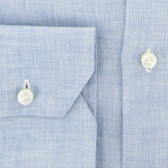 Fiori Di Lusso Light Blue Melange Shirt - Full - (FL-P-LP1WILLT) - Parent