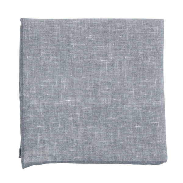 Fiori Di Lusso Gray Melange Pocket Square - 12" x 12" (FL7191715)