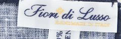 New Fiori Di Lusso Dark Blue Melange Pocket Square - x 12" - (FL719176)