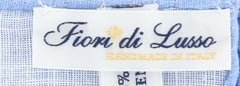 New Fiori Di Lusso Light Blue Melange Pocket Square -  x 12" - (FL719179)