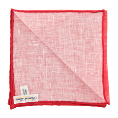 Fiori Di Lusso Red Melange Pocket Square - x 12" - (FL7191710)