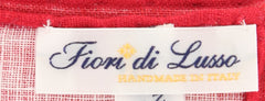 Fiori Di Lusso Red Melange Pocket Square - x 12" - (FL7191710)