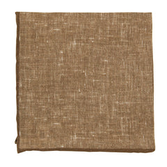New Fiori Di Lusso Brown Melange Pocket Square - x 12" - (FL719178)