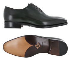 Fiori Di Lusso Green Shoes - Wholecut Lace Ups - (NYGRN) - Parent