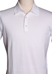 Fiori Di Lusso White Solid Cotton Polo - (1802) - Parent