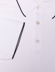 Fiori Di Lusso White Cotton Polo - (1710) - Parent