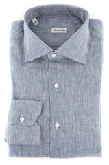 Fiori Di Lusso Blue Melange Shirt - Full - 17/43 - (FL-P-LP2WILLT)