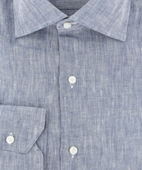 Fiori Di Lusso Blue Melange Shirt - Full - (FL-P-LP2WILLT) - Parent