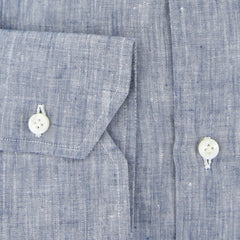 Fiori Di Lusso Blue Melange Shirt - Full - (FL-P-LP2WILLT) - Parent