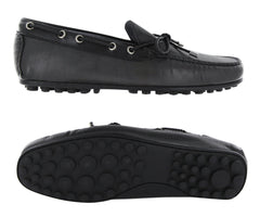 Fiori Di Lusso Dark Gray Leather Shoes - Loafers - (2018032034) - Parent