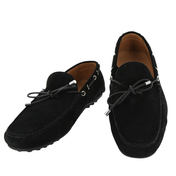 Fiori Di Lusso Black Suede Shoes - Loafers - (2018032027) - Parent