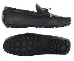 Fiori Di Lusso Black Leather Driving Shoes - (57) - Parent