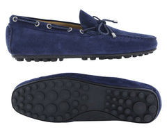Fiori Di Lusso Blue Suede Lace Driving Shoes - (53) - Parent