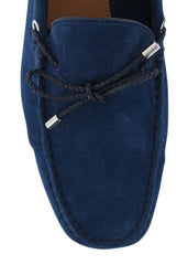 Fiori Di Lusso Blue Suede Shoes - Loafers - (2018032033) - Parent