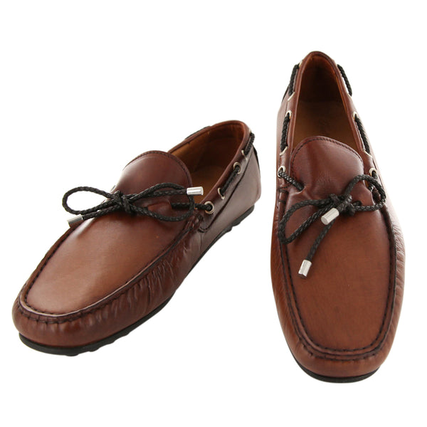 Fiori Di Lusso Caramel Brown Leather Shoes - Loafers - (2018032037) - Parent