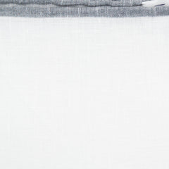 Fiori Di Lusso White Solid Linen Blend Pocket Square - 12 3/8" x 12 3/8" (844)