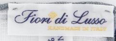 Fiori Di Lusso White Solid Linen Blend Pocket Square - 12" x 12" (843)