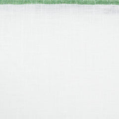 Fiori Di Lusso White Solid Linen Blend Pocket Square - 12 3/8" x 12 3/8" (841)