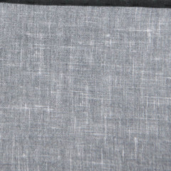 Fiori Di Lusso Gray Solid Linen Pocket Square - 12 3/8" x 12 3/8" (791)