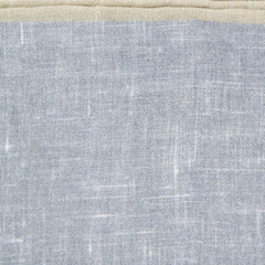 Fiori Di Lusso Gray Solid Linen Pocket Square - 12 3/8" x 12 3/8" (799)