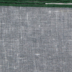 Fiori Di Lusso Gray Solid Linen Pocket Square - 12 3/8" x 12 3/8" (801)