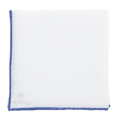 New Fiori Di Lusso White Geometric Pocket Square - x 12" - (FL725173)