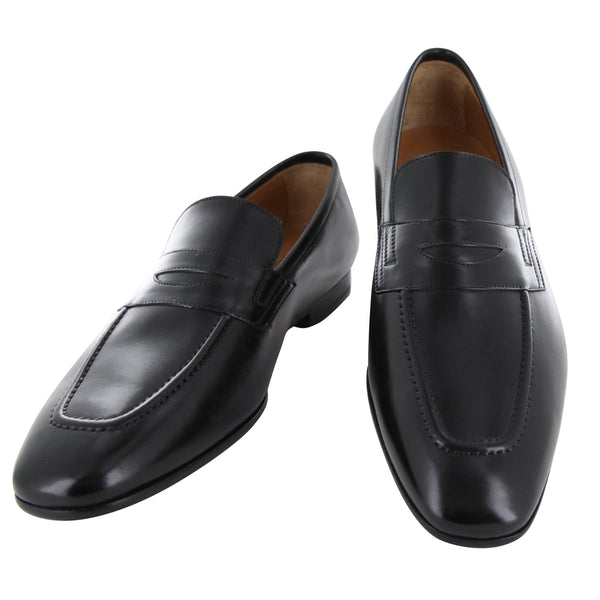 Fiori Di Lusso Black Leather Shoes - Loafers - (ROMABLK) - Parent