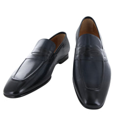 Fiori Di Lusso Blue Leather Shoes - Loafers - 6.5/5.5 - (ROMABLU)