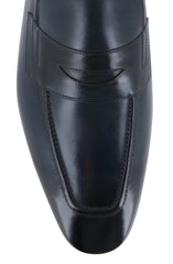 Fiori Di Lusso Blue Leather Shoes - Loafers - (ROMABLU) - Parent