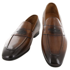 Fiori Di Lusso Caramel Leather Shoes - Loafers - 6.5/5.5 - (ROMACBR)