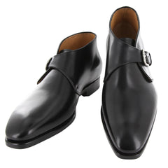 Fiori Di Lusso Black Boots - Monk Straps - (FBL11376) - Parent