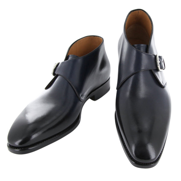 Fiori Di Lusso Blue Boots - Monk Straps - (FBL11375) - Parent