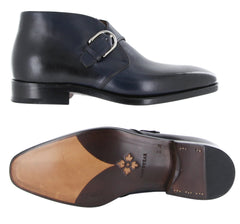 Fiori Di Lusso Blue Boots - Monk Straps - (FBL11375) - Parent