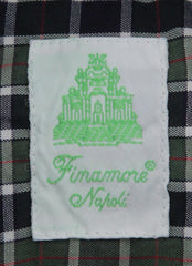 Finamore Napoli Dark Green Plaid Shirt - Extra Slim - (W2) - Parent