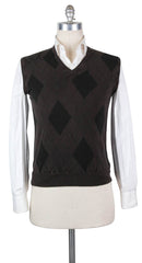 Finamore Napoli Brown Cashmere Sweater - XX Small/44 - (DOI592590)