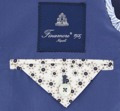 New $950 Finamore Napoli Blue Cotton Blend Sportcoat - (FNSPT880015) - Parent