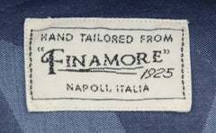 Finamore Napoli Blue Fancy Cotton Shirt - Extra Slim - (PV) - Parent