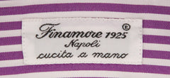 Finamore Napoli Purple Striped Shirt - Extra Slim - (F15182) - Parent