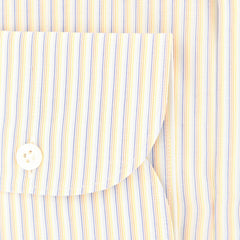 Finamore Napoli Multi-Colored Striped Cotton Shirt - Slim - (FUU) - Parent