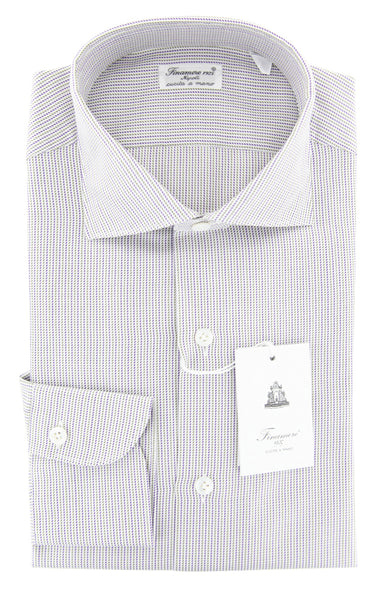 Finamore Napoli White Cotton Other Shirt - Extra Slim - (FH) - Parent